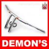 Chrome 1-1/4" Drag Handlebars 8" Rise with LED Turn Signals for Harley-Davidson Including Throttle Fly by Wire T-BARS 8-IN RISE 1-1/4 WITH LED TURN SIGNALS 08-09 THROTTLE BY WIRE Image 