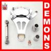 Chrome Billet Left Front Brake Caliper for Harley Springer FRONT SPRINGER CALIPER LEFT Image 