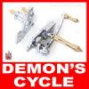 2" Over Brass Chrome Billet Forward Controls for Harley Big Twins 70-99 SPEARHEAD SPEAR F-CONTROLS 70-99 2IN EXTENDED BRASS Image 