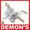 Brass Chrome Billet Forward Controls for Harley Big Twins 70-99 SWISS CHEESE SWISS CHEESE F-CONTROLS 70-99 BRASS 8295 Image 