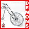 Chrome Billet Wide Glide Front End Conversion Kit with 21" 80 Spokes Wheel Rim for Harley Motorcycles WIDEGLIDE CONVERSION KIT SR 15 80 SPOKES Image 