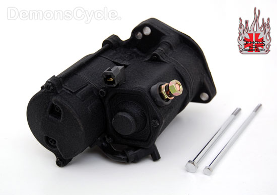 1.2 Kw Starter for 94-06 Harley-Davidson FLH, Dresser, Road King, Touring Models, Classic Ultra, Street Glide STARTER 12KW Black 94 06 Image 