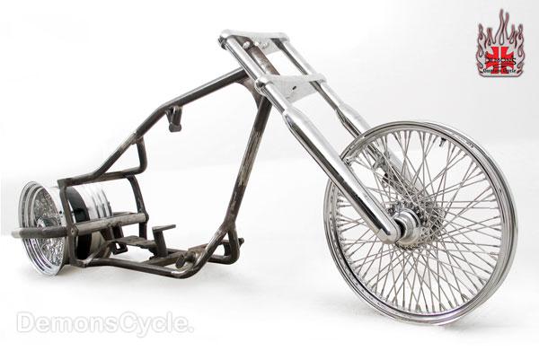 250 Pro-Street DropSeat Rolling Chassis for Harley-Davidson Evolution Motor Chassis 182 60spk Image 