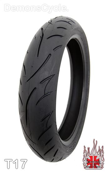 18" 130/70 AV71 "Cobra" Front Avon Tire for Harley-Davidson Avon 18 130 Cobra Tire T17 Image 