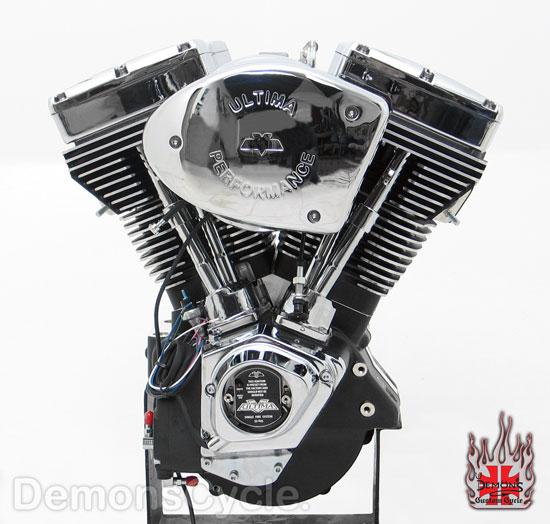 Black El Bruto 113ci Complete Driveline Open Belt Primary 6 spd Transmission for Harley-Davidson ELBRUTO 113 DRIVELINE BLACK Image 