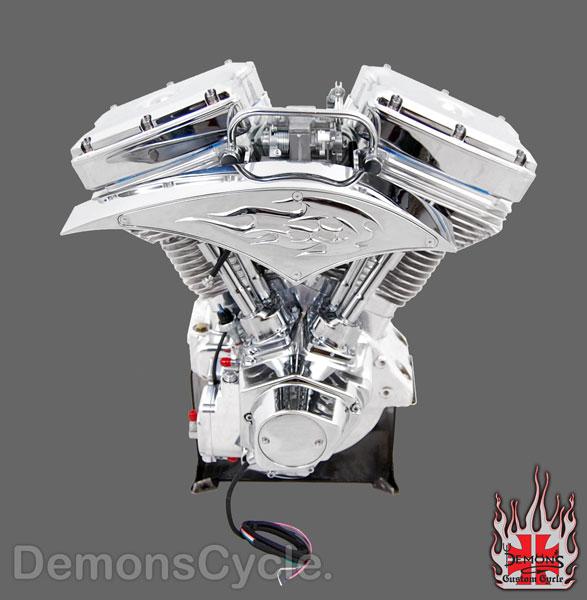 Demon's 114ci Complete Driveline Open Belt Primary 6 spd Transmission Demons 114 Driveline Pol LSD Image 