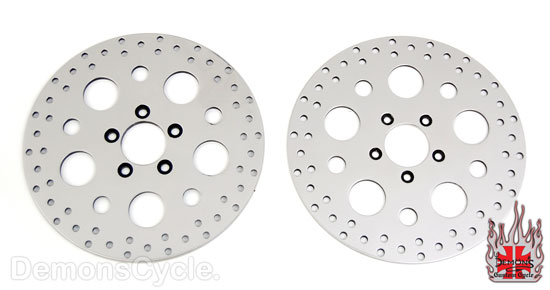 11.8" OEM Style Front Rear Brake Rotors for Harley-Davidson Touring 2008-Up Rotors Set 08 Up Touring Image 