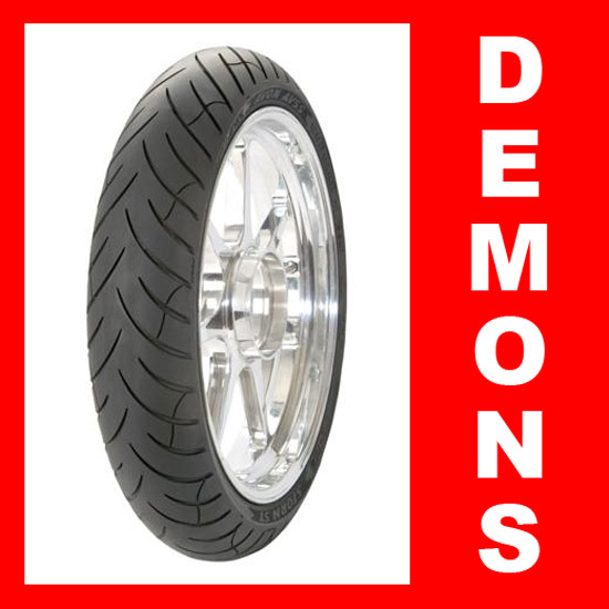 17" 120/70R17 Front Avon AV55 Tire for Harley Avon 12070R17 Front Tire Image 