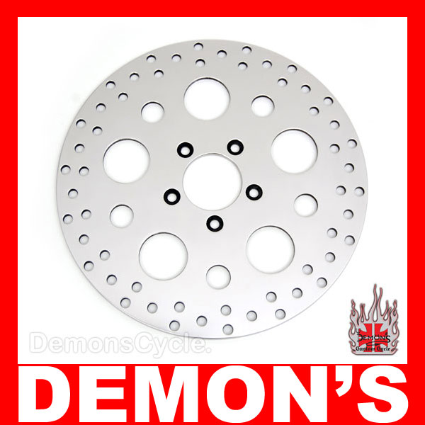11.8" Polished Front Disc Rotor for 08-09 Harley-Davidson Touring Brakes  Image 