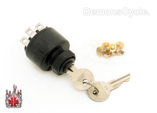 Ignition Starter Switch with Choke Keys for Harley-Davidson Ignition Switch 171 Image 