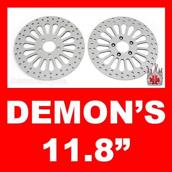 11.8" Super Spoke Front Rear Brake Rotors for Harley-Davidson Touring 2008-Up  Image 