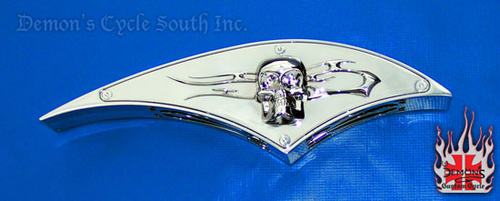 Air Cleaner Intake System "Skull" for Harley DEMONS AIR CLEANER SKULL Image 