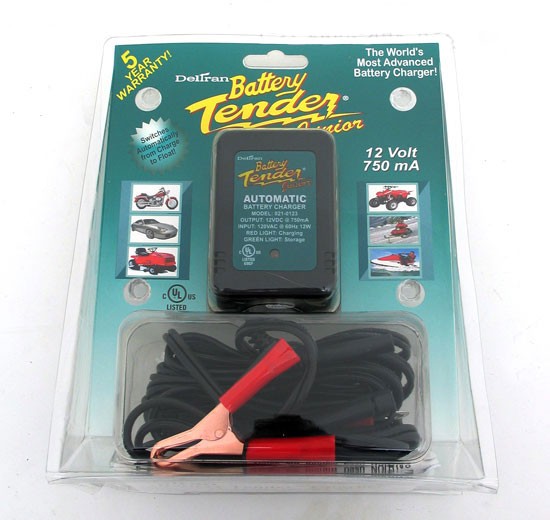 Deltran Battery Tender Charger 12V 750mA for Motorcycle