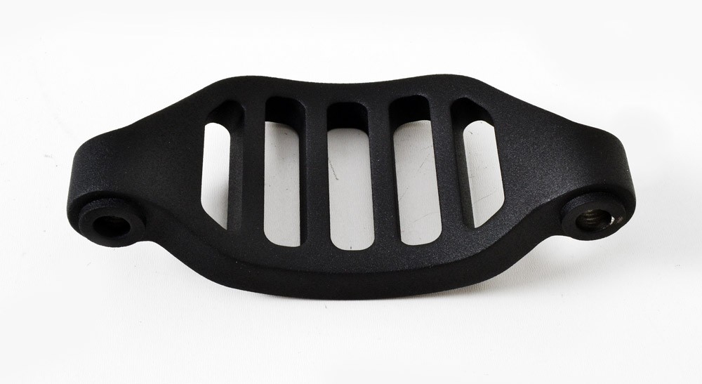 Ultima 2" Open Belt Primary Cover Pulley Guard Billet Quarter Grill Black