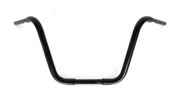 10" Black Ape Hangers 1-1/4" diameter Handlebars for Harley-Davidson