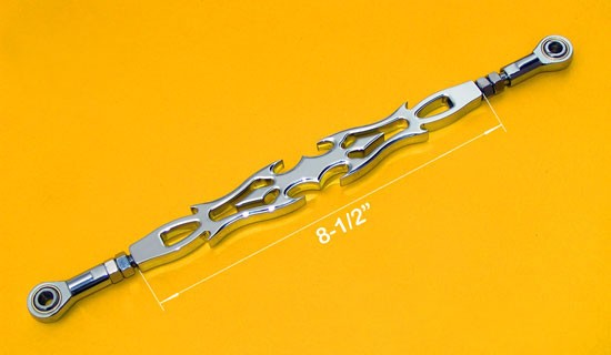 Chrome Billet Shift Rod "Tribal" Harley-Davidson Stock Length Linkage