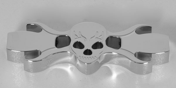 Chrome Billet Shift Rod "Skull" for Harley Sportster Dyna
