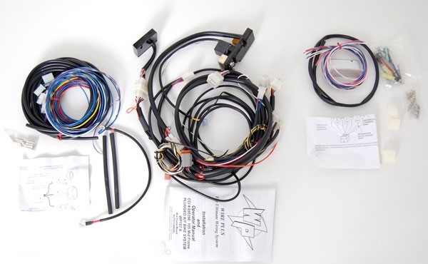 Wire Plus Mid-Frame Wire Harness with Module for Auto Cancel Turn Signals 1996-Up Harley-Davidson