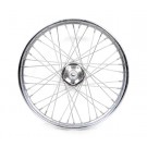21" 40 Spoke Chrome Billet Hub Front Wheel for Harley XL FDX
