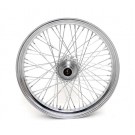 21" x 3.25" 60 Spoke Chrome Front wheel for Harley-Davidson Wide Glide