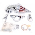 Chrome Spike Air Cleaner Intake for EFI Softail 2001-07 Dyna 04-07 Touring 02-07