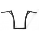 El Diablo Black 18" Rise Universal Ape Hangers 1-1/4" Diameter Handlebars for Harley Motorcycles