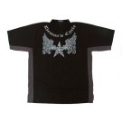Demon's Cycle Black and Grey Polo Shirt XXXL