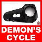 Black Outer Primary Replacement Cover with Tab for Harley-Davidson FLH Touring 1970-1984