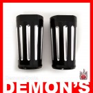 Billet Fork Covers Black Anodized Deep Cut for Harley-Davidson Dressers, Baggers, Road King Paul Yaffe Bagger Nation