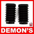 Billet Fork Covers Black Anodized Bellow for Harley-Davidson Dressers, Baggers, Road King by Kuryakyn