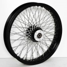 21x3.5" Black 80 Spokes Front Wheel for Harley-Davidson Dual Disc 25MM ABS Bearings