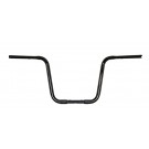 16" Gloss Black Ape Hangers 1-1/4" diameter Handlebars for Harley-Davidson