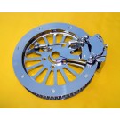 Chrome Billet Brakester Rear Brake/Pulley Combo for Harley-Davidson