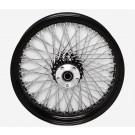 18 x5.5" Black 80 Spokes Rear Wheel for Harley-Davidson 180 200 Wide Tires