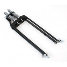 Black Springer Front End -2" Under Harley-Davidson Length