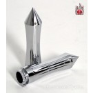 Spike Chrome Billet Grips for Harley-Davidson Handlebars