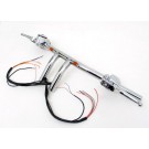 1-1/4" Handlebars "T-Bars with Built-In Blinkers 6" Rise with Hand Controls + Switches for Harley-Davidson