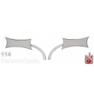 Chrome Billet Mirrors for Honda, Yamaha, Suzuki, Kawasaki, BMW, Ducati, Triumph any metric