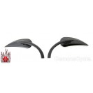 Claw Custom Black Billet Mirrors Set for Harley-Davidson Motorcycles