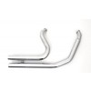 Harley-Davidson Evo Chrome Exhaust Pipes Snub Nose by Big Growl