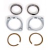 Tapered Exhaust Muffler Flange Kit for Harley Evolution Motors Rings and Gaskets 