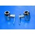 Chrome Custom Fender Tabs for Harley 3/4" Springer Front Ends
