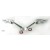 Chrome 3D Flames Mirrors for Harley with Built-In LED Turn Signals/Running Lights