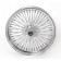 18 x4.25" Chrome Mammoth 48 Fat Spokes Rear Wheel for Harley-Davidson 150 Wide Tires