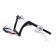 10" Black Ape Hangers 1-1/4" diameter with Hand Controls for Harley-Davidson