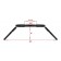 10" Black Ape Hangers 1-1/4" diameter with Hand Controls for Harley-Davidson