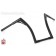 El Diablo 18" Black Ape Hangers 1-1/4" Diameter with Black Hand Controls and Switches for Harley-Davidson