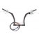 El Diablo 18" Black Ape Hangers 1-1/4" Diameter with Hand Controls and Switches for Harley-Davidson