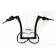 El Diablo 18" Black Ape Hangers 1-1/4" Diameter with Black Hand Controls and Switches for Harley-Davidson