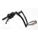 El Diablo 18" Black Ape Hangers 1-1/4" Diameter with Black Hand Controls and Switches for Harley-Davidson